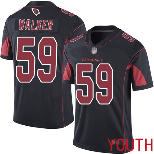 Arizona Cardinals Limited Black Youth Joe Walker Jersey NFL Football #59 Rush Vapor Untouchable